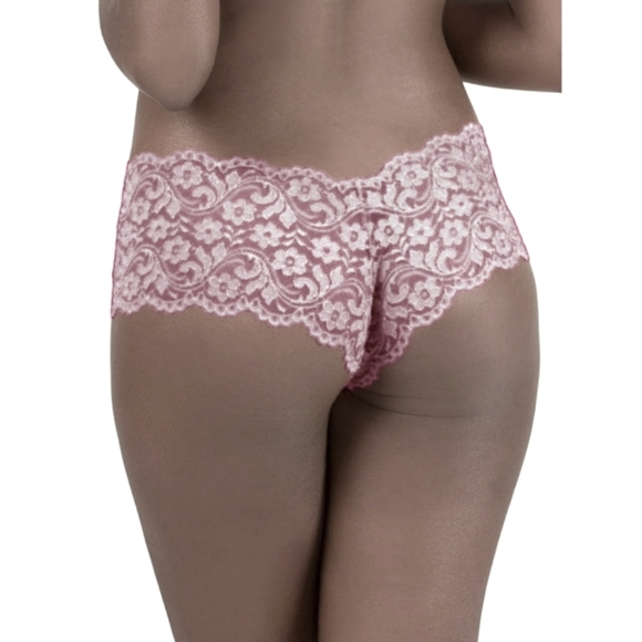 Secret Treasures Women's Jeweled Signature Lace Cheeky Panty - Picture 2 of 8